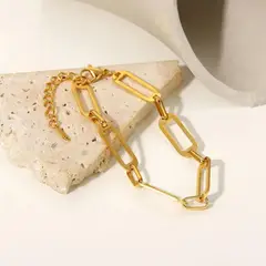 GENERICO - PULSERA MUJER bañada en oro de 18k MODELO TOPÍSIMA