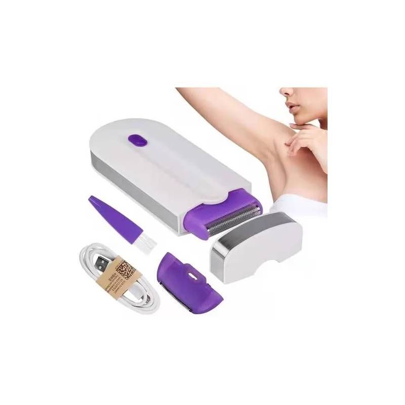 GENERICO - Depiladora Recargable Usb Sensor Luz Láser Removedor Vello