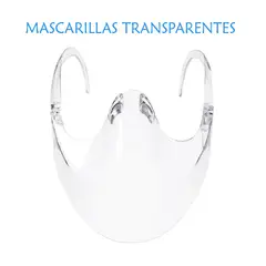 VARIOS - Máscara Acrílica Transparente face Mask