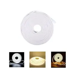 GENERICO - Cinta Neón Flex Blanca Fria 12volt Con Transformador Incluido 5 Amp