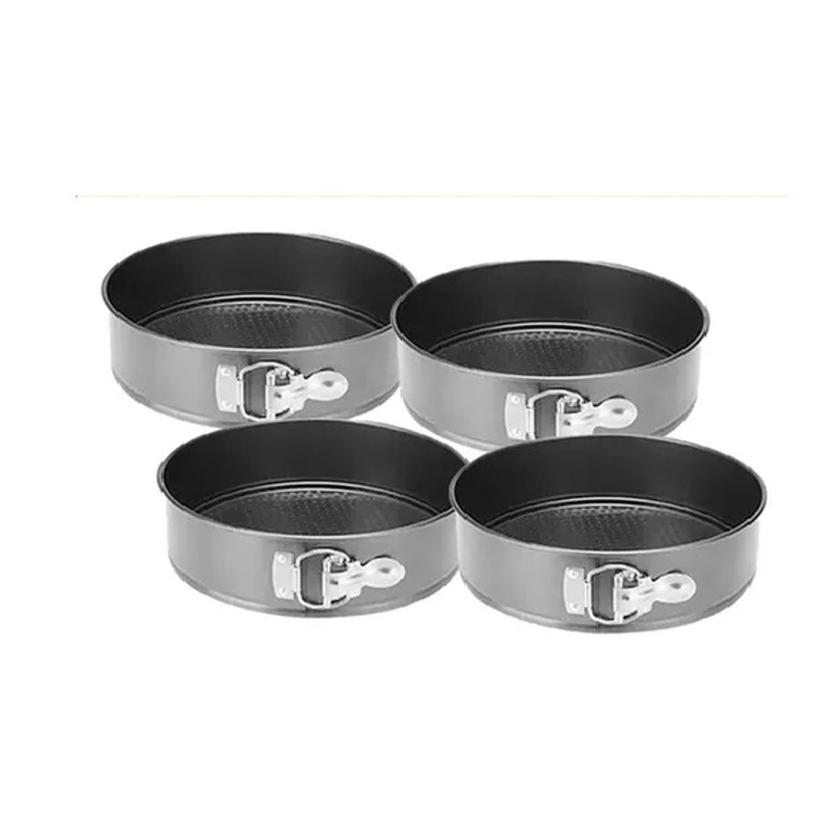 4 Molde Torta Moldes Queque Moldes Desmontables Mini Redondo, marca Pasteleria - Foto Principal