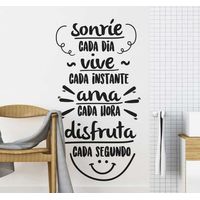 Vinilo Sticker Decorativo Adhesivo Motivación Cara Feliz