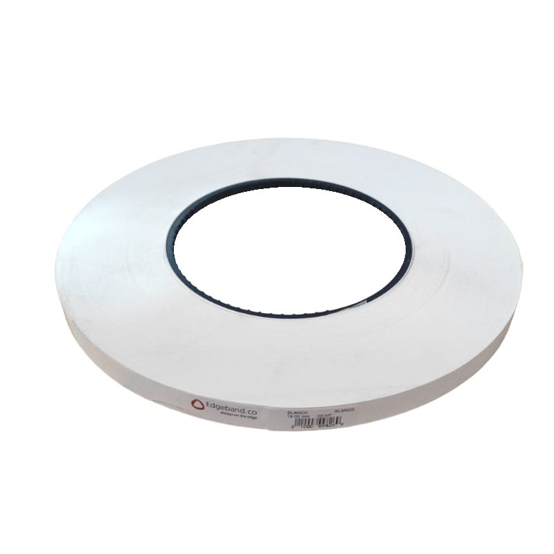 GENERICO - Tapacanto Encolado Rollo 100 Mt 18mm Blanco