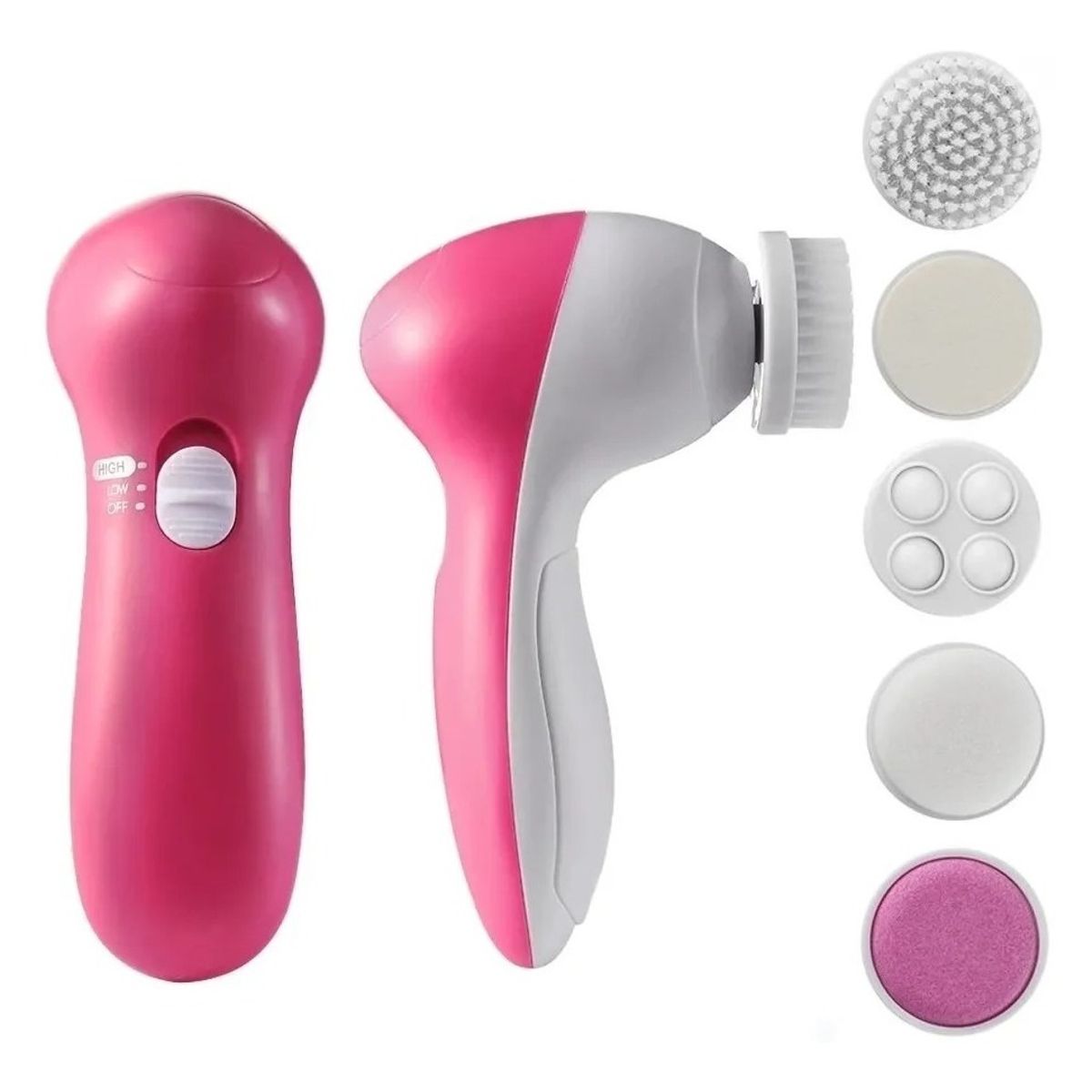 GENERICO - Masajeador Facial Kit 5 En 1 Limpieza Cutis.