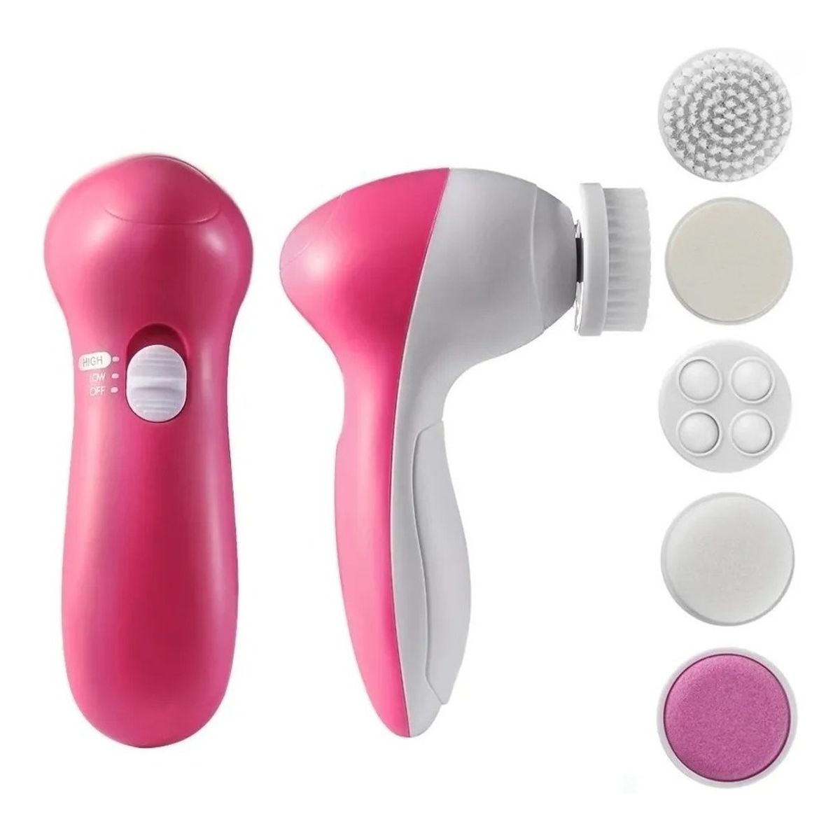 GENERICO - Masajeador Facial Kit 5 En 1 Limpieza Cutis.