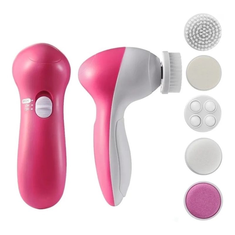 GENERICO - Masajeador Facial Kit 5 En 1 Limpieza Cutis.