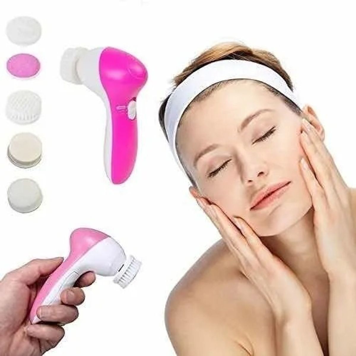 GENERICO - Masajeador Facial Kit 5 En 1 Limpieza Cutis.