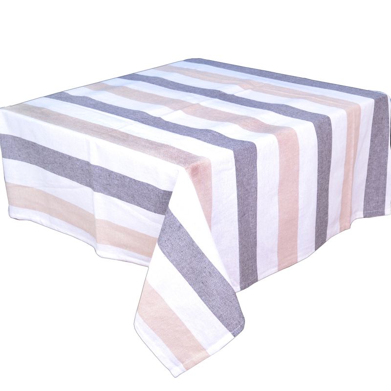 INVERSIONES KADAR - Mantel Rectangular Líneas Grises Kadar