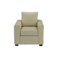 BILDUN - Sofá 1 Cuerpo Ecocuero Marfil