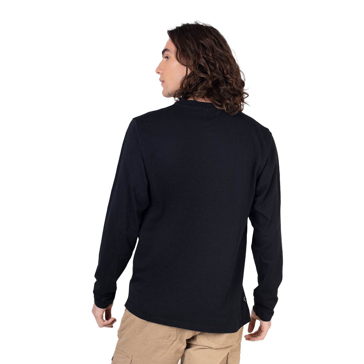 LENGA - Polera Hombre Manga Larga con Botones Queule