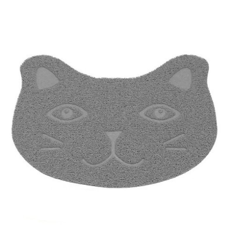 GENERICO - Alfombra Antideslizante Mascotas Perro Gato 262139 Gris