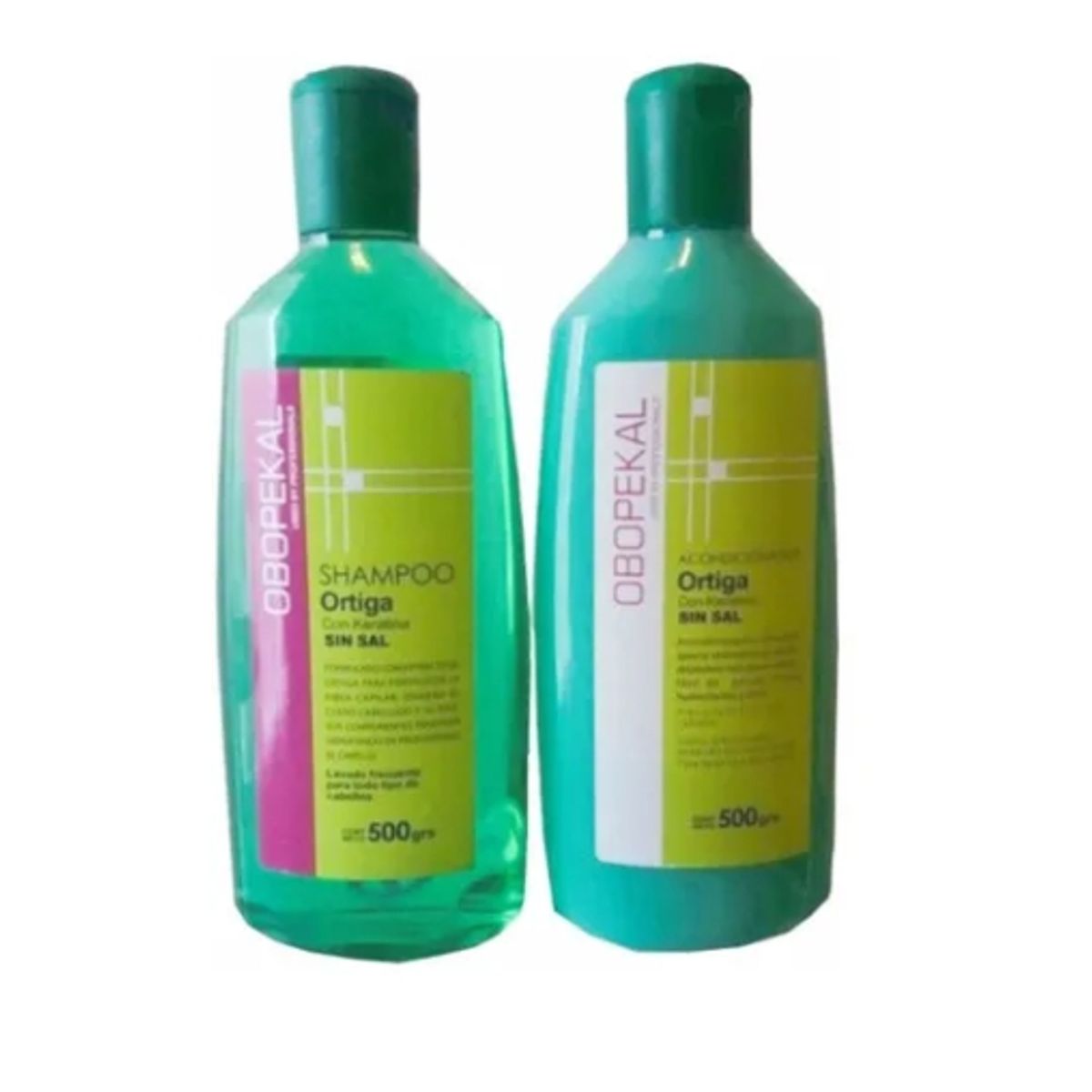 GENERICO - Pack Shampoo  Acondicionador Ortiga 500g Obopekal.-