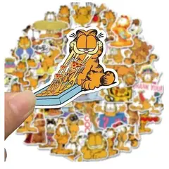 GARSIL - 50 Stickers Garfield - Etiquetas Autoadhesivas