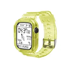 GENERICO - Correa verde lima silicona para Apple Watch 42-44mm