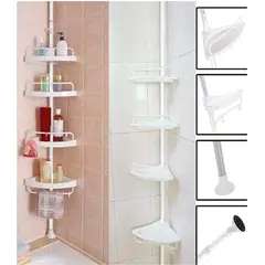 GENERICO - Esquinero De Ducha Y Baño Altura Regulable