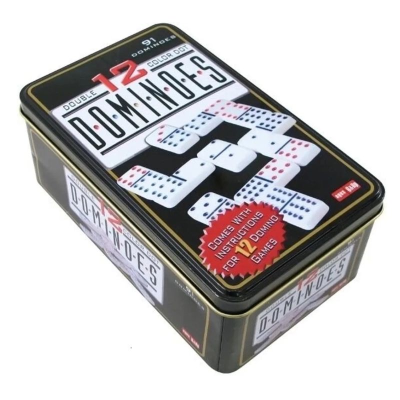 GENERICO - Juego De Domino 91 Piezas Doble 12 Dominoes Juego De Mesa.