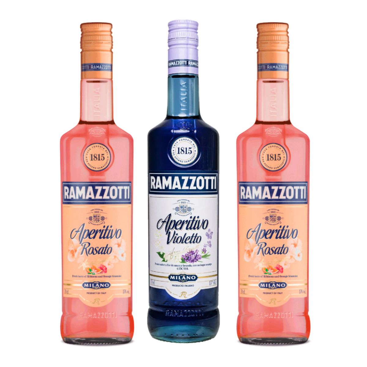 RAMAZZOTTI - Mix Triple Ramazzotti: 2 Rosatto + 1 Violetto