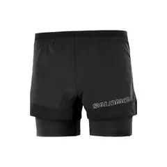 SALOMON - Short Hombre Cross 2in1 Negro