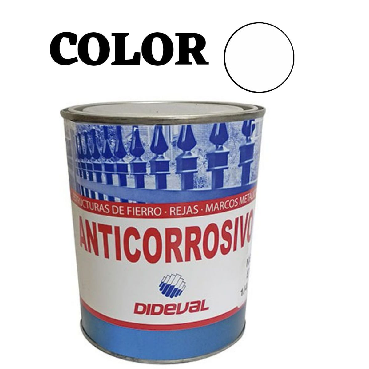 GENERICO - Anticorrosivo 1 Galon Blanco Dideval
