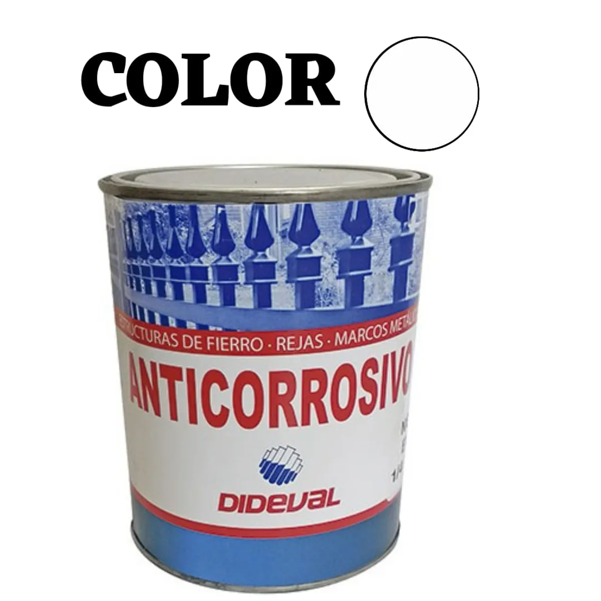 GENERICO - Anticorrosivo 1 Galon Blanco Dideval