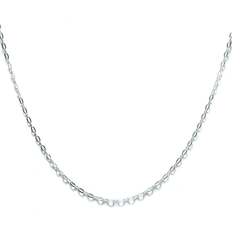 ANDREA COGGIOLA JOYAS - Cadena Eslabón 55cm Plata Fina 925
