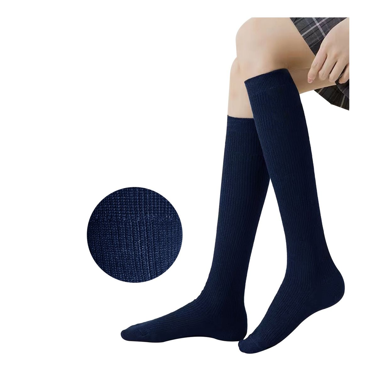 GARSIL - 6 Pares De Calcetines De Colegio Para Niñas - Largo Escolar - Algodon