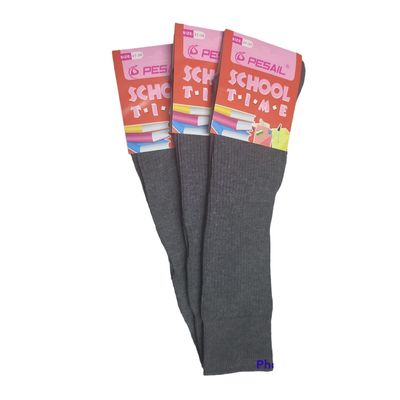 Imagen 2 del producto 3 Pares De Calcetines De Colegio Para Niñas - Largo Escolar - Algodon