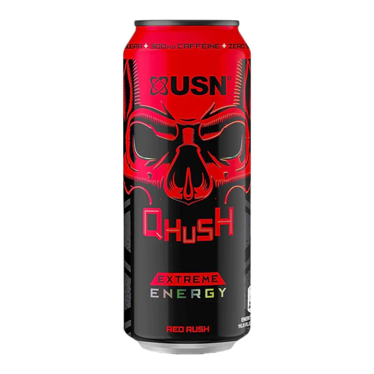 USN - ENERGETICA O PRE ENTRENO QHUSH DE USN  RED RUSH - 473 ml -