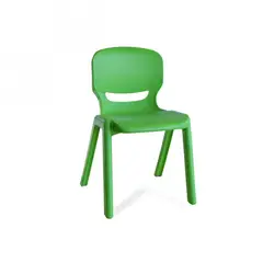 GENERICO - Silla Plastica Infantil 30x32x51cm Verde Bighouse Mimbral