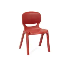 GENERICO - Silla Plastica Infantil 30x32x51cm Rojo Bighouse Mimbral