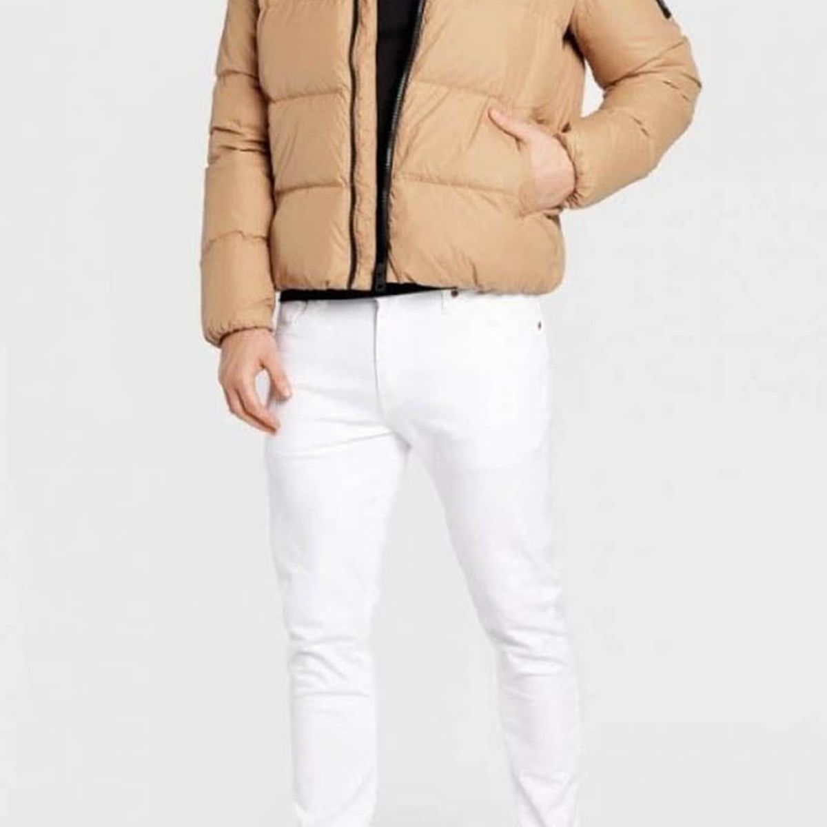 CALVIN KLEIN - Parka Essentials Beige Calvin Klein