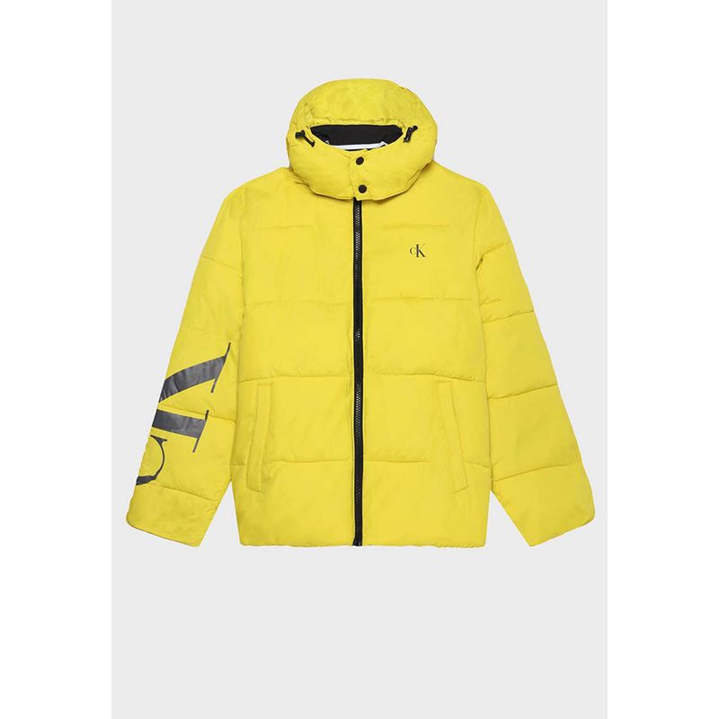 CALVIN KLEIN - Parka Essentials Non Down Amarillo Calvin Klein