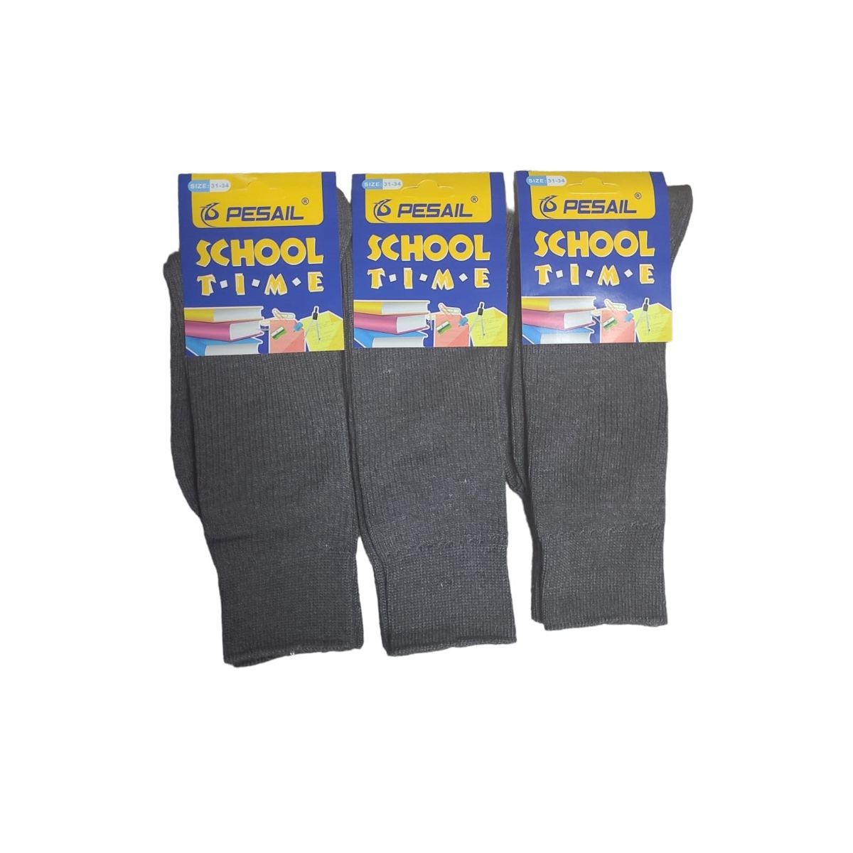 GARSIL - Calcetines De Colegio Para Niños - Largo Escolar De Algodon - Docena