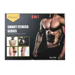GENERICO - Electro Estimulador Smart Fitness 5 En 1 Sistema Completo