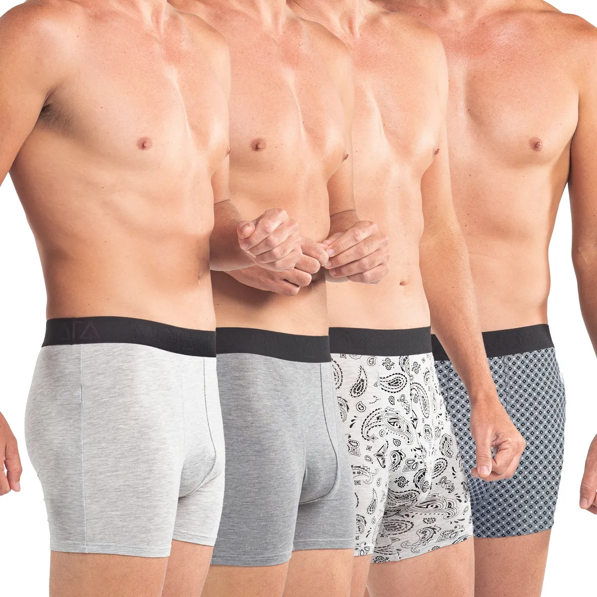 MOTA - Bóxer Medio Viscosa Pack x 4 MOTA MT4273