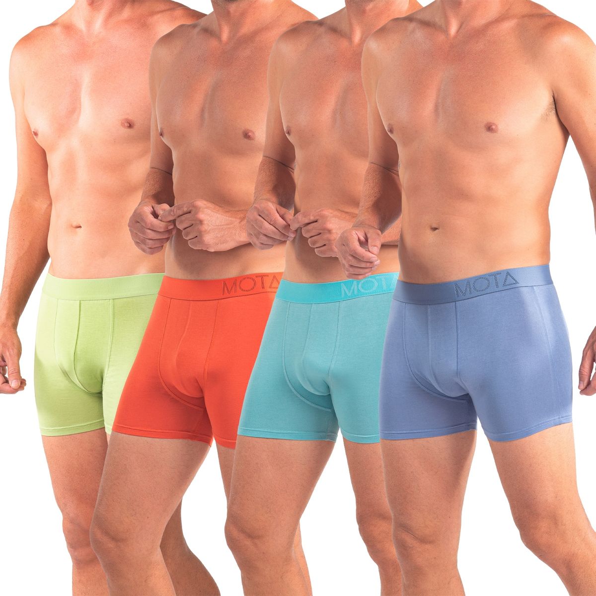 MOTA - Bóxer Medio Bambú Pack x 4 MOTA MT4274