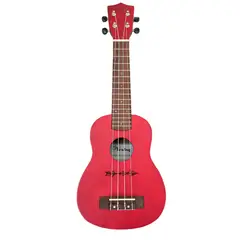 GENERICO - UKELELE VESTON ROJO SOPRANO KUS-100RD CON FUNDA ACOLCHADA