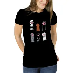 GENERICO - Polera Mujer diseño gatito gato D3