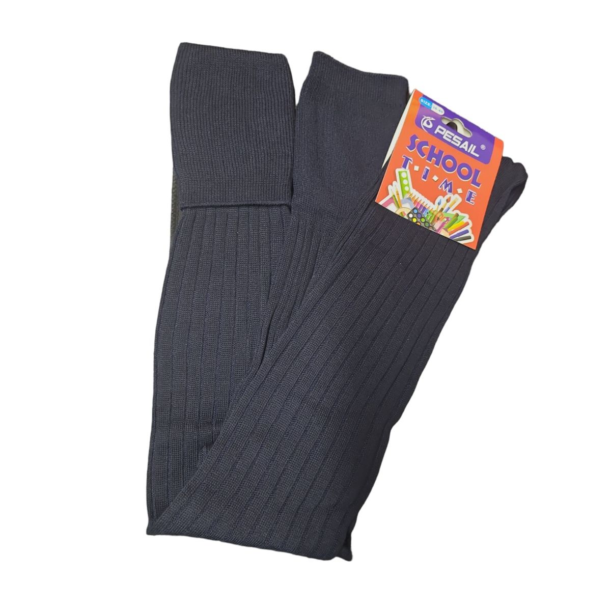 GARSIL - Bucanera Escolar Algodon Calcetas Extra Larga Sobre Rodilla De Colegio