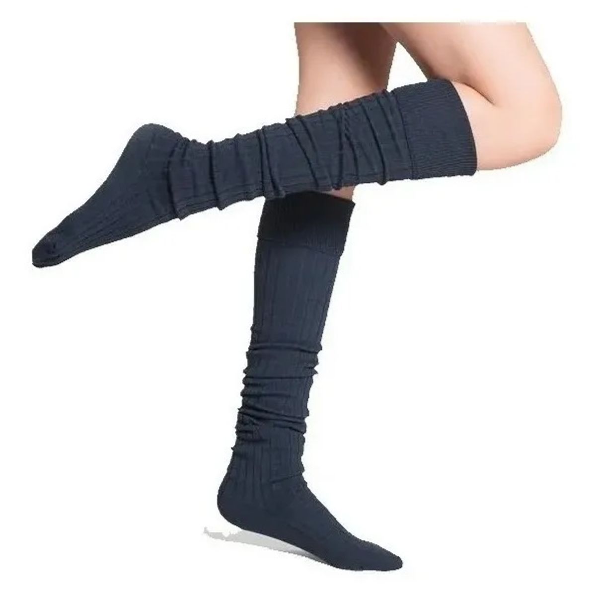 GARSIL - Bucanera Escolar Algodon Calcetas Extra Larga Sobre Rodilla De Colegio