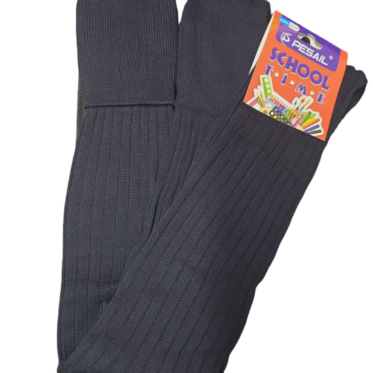 GARSIL - Bucanera Escolar Algodon Calcetas Extra Larga Sobre Rodilla De Colegio