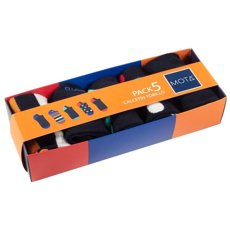 MOTA - Calcetín Tobillo Bambú Pack x 5 MOTA MT21115