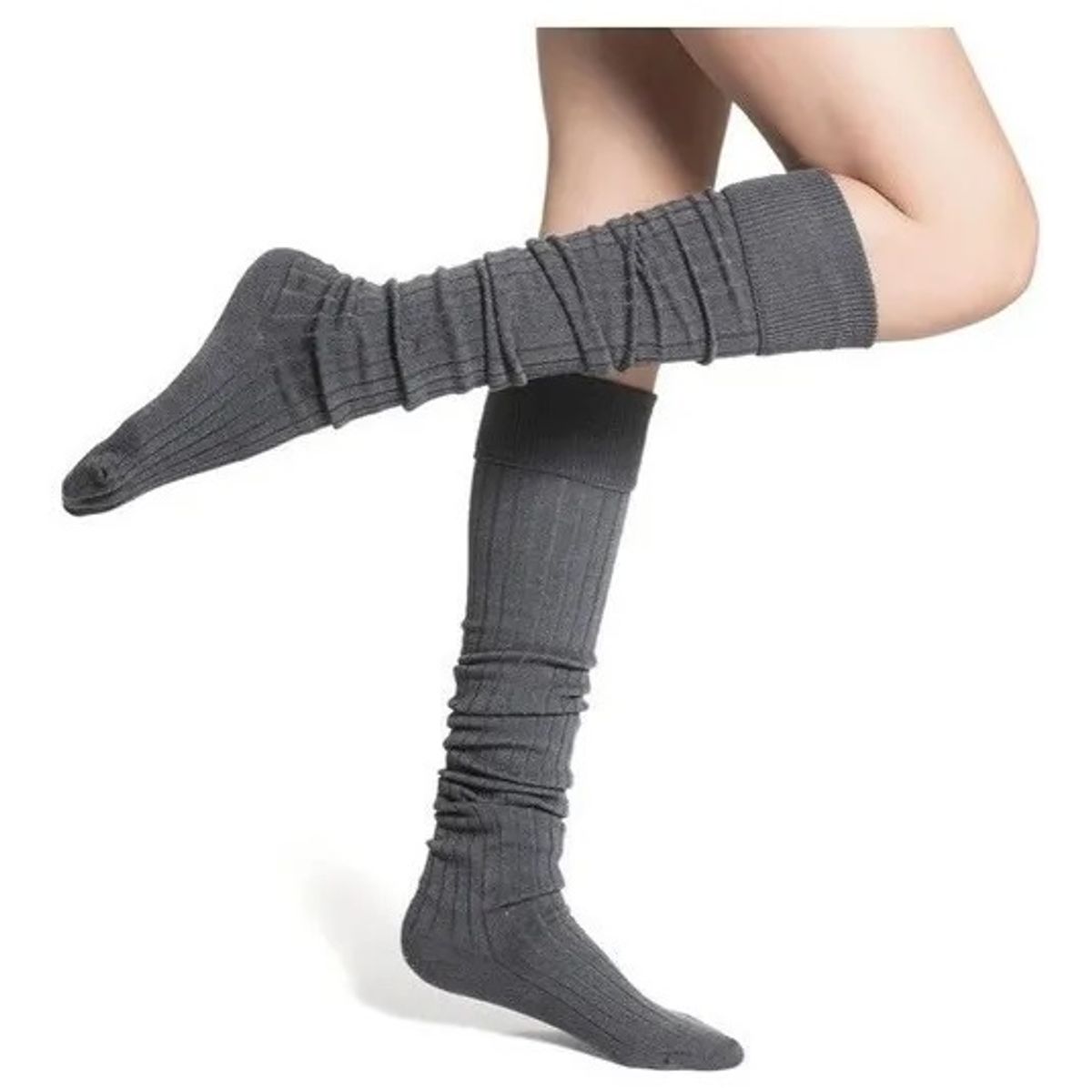 GARSIL - Pack 3 Pares Bucaneras Escolar Algodon Calcetas Extra Larga De Colegio