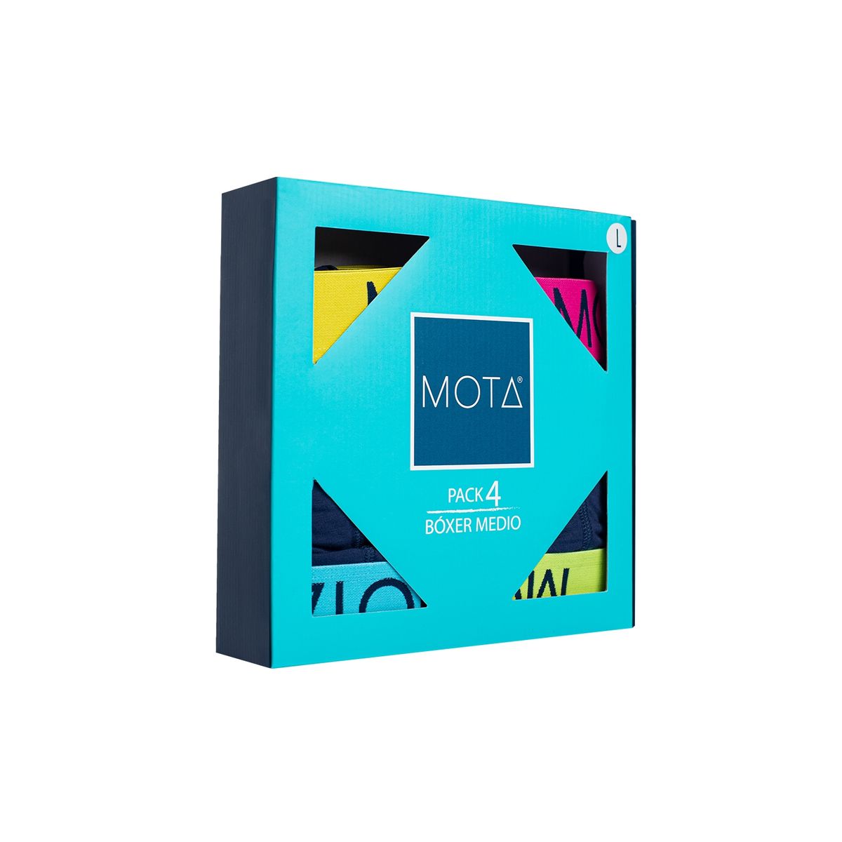 MOTA - Bóxer Medio Bambú Pack x4.