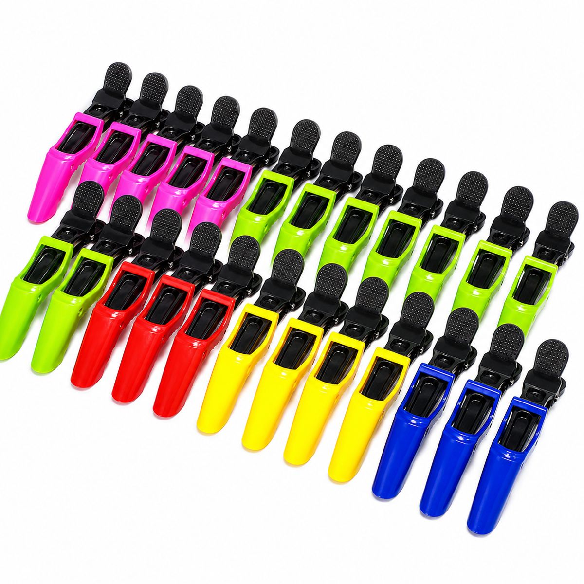 GENERICO - Set 30 Pinzas Para Tomar El Cabello Peluquería Colores Surtidos