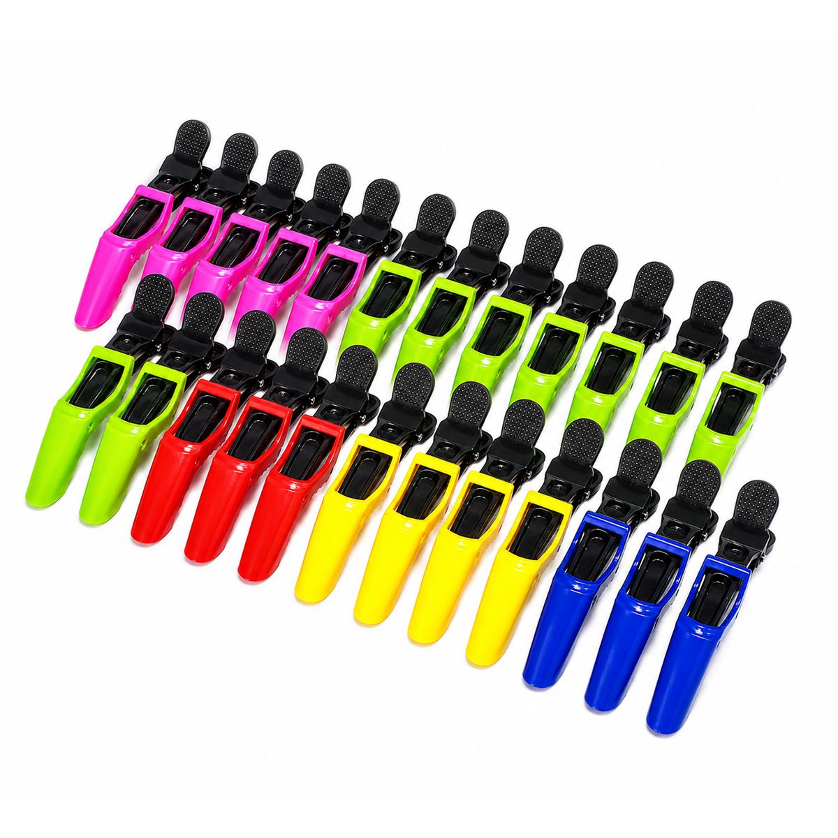GENERICO - Set 30 Pinzas Para Tomar El Cabello Peluquería Colores Surtidos