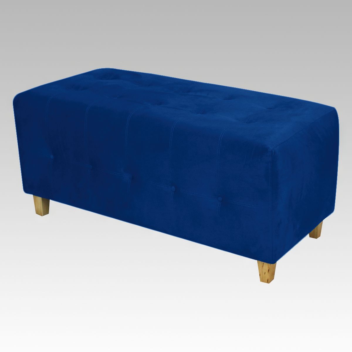 GENERICO - Banqueta Modelo Empire 20 Botones - Azul