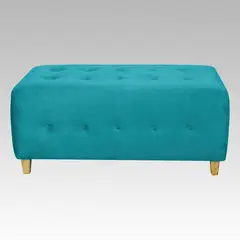 GENERICO - Banqueta Modelo Empire 20 Botones - Turquesa