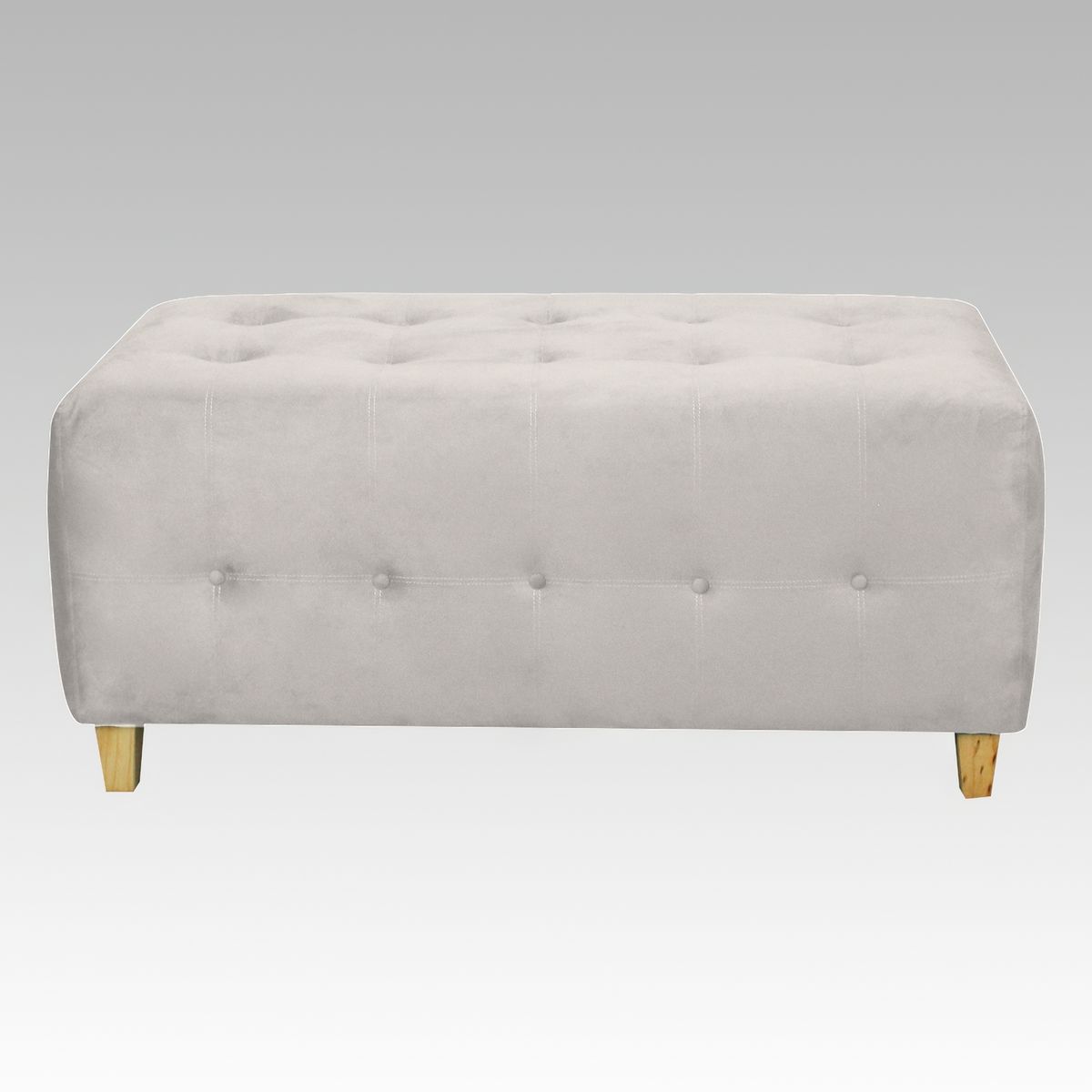 GENERICO - Banqueta Modelo Empire 20 Botones - Blanco