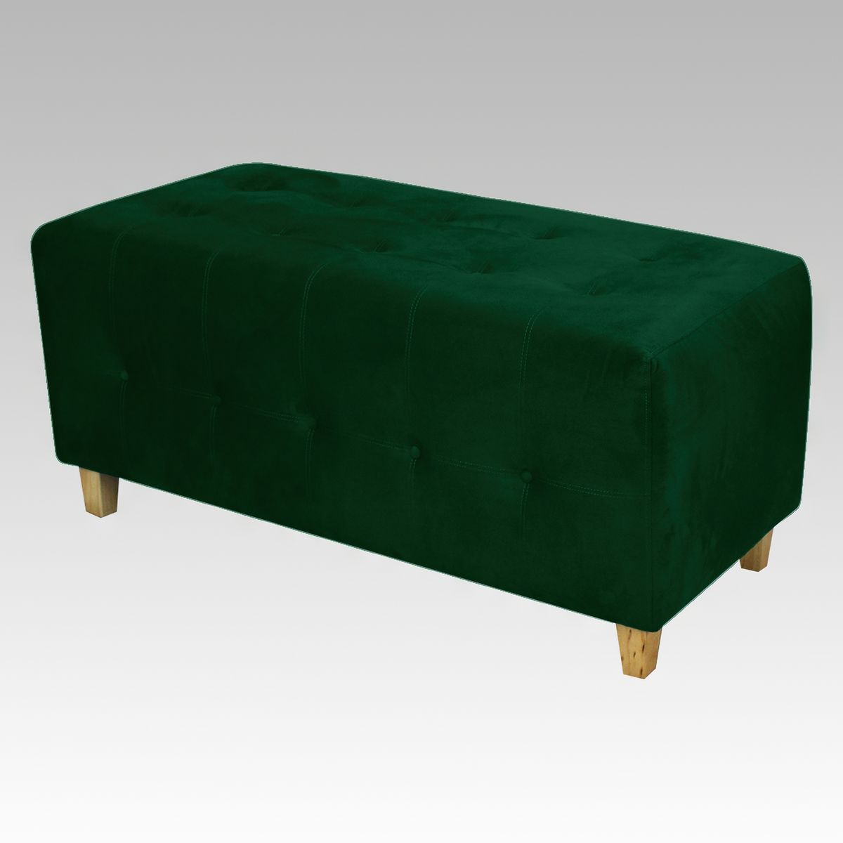 GENERICO - Banqueta Modelo Empire 20 Botones - Verde